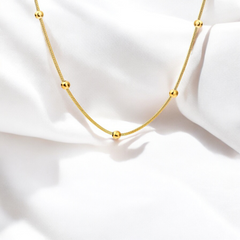 18K gold plated Stainless steel necklace for women and girls, Intensity, Kaaf