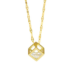 18K gold plated Stainless steel necklace for women and girls, Intensity, Kaaf