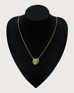 18k gold plated stainless Steel Chain Pendant Necklace for Women, Hip Pop Style Kaaf Creations