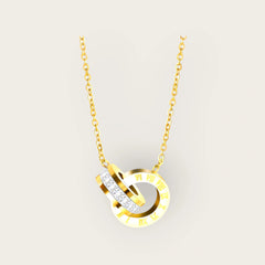 18K gold plated Stainless steel necklace for women and girls, Intensity, Kaaf