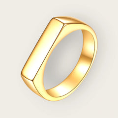 18K gold plated Stainless steel finger ring for women and girls, Intensity, Kaaf