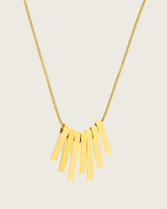 18k gold plated stainless Steel Chain Pendant Necklace for Women, Hip Pop Style Kaaf Creations