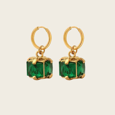 swarovski inspired crystal earrings collection new arrival elegant 18k gold plated jewelry for women