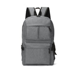 Back pack with USB Charging Point Gray