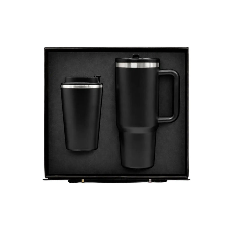 DuoBlack stainless thermal mug tumbler drinkware corporate gift set UAE