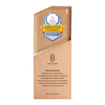 Wood & Crystal Trophy