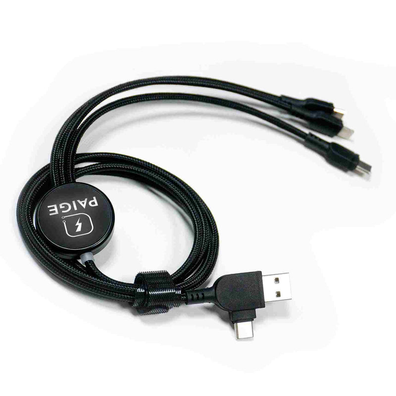 RPET Charging cable with Lightup Logo