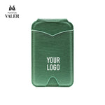 MirrFold premium leather magnetic foldable wallet card holder custom logo corporate gift UAE