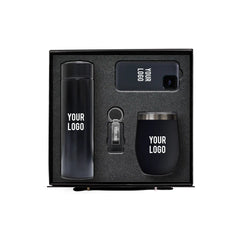 Blackcore Elite 4-piece black corporate gift set power bank mug bottle UAE