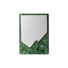 Green Stone Plaque Award With Metal Plate