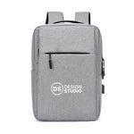 Backpack with USB Charging Point Gray