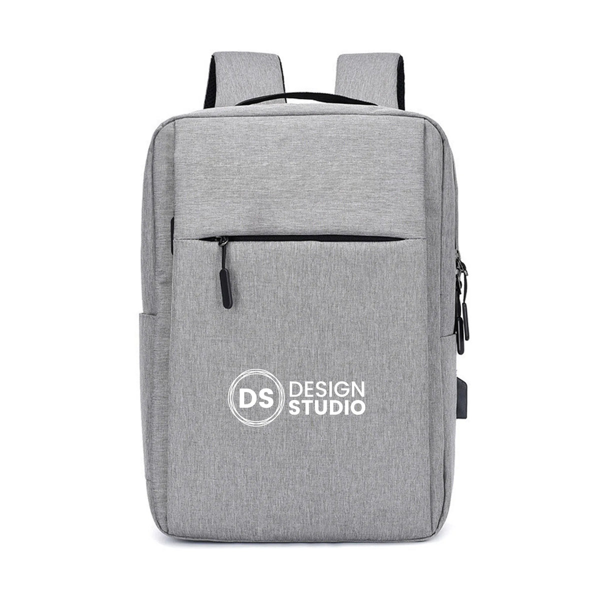 Backpack with USB Charging Point Gray