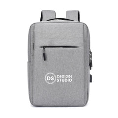 Backpack with USB Charging Point Gray