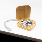 Bamboo Travel Kit Square