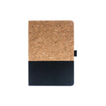 Cork cover Notebook Black