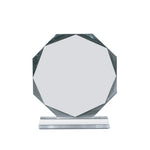 Octagon Crystal Award Medium