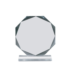Octagon Crystal Award Medium