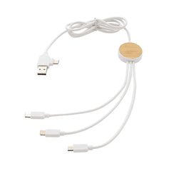 Bamboo and Recycled TPE Charging Cable