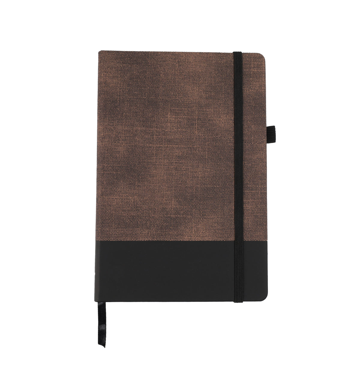 Two-tone Personalized PU Notebook – custom branded corporate gift, Kaaf Creations UAE