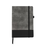 Two-tone Personalized PU Notebook – custom branded corporate gift, Kaaf Creations UAE