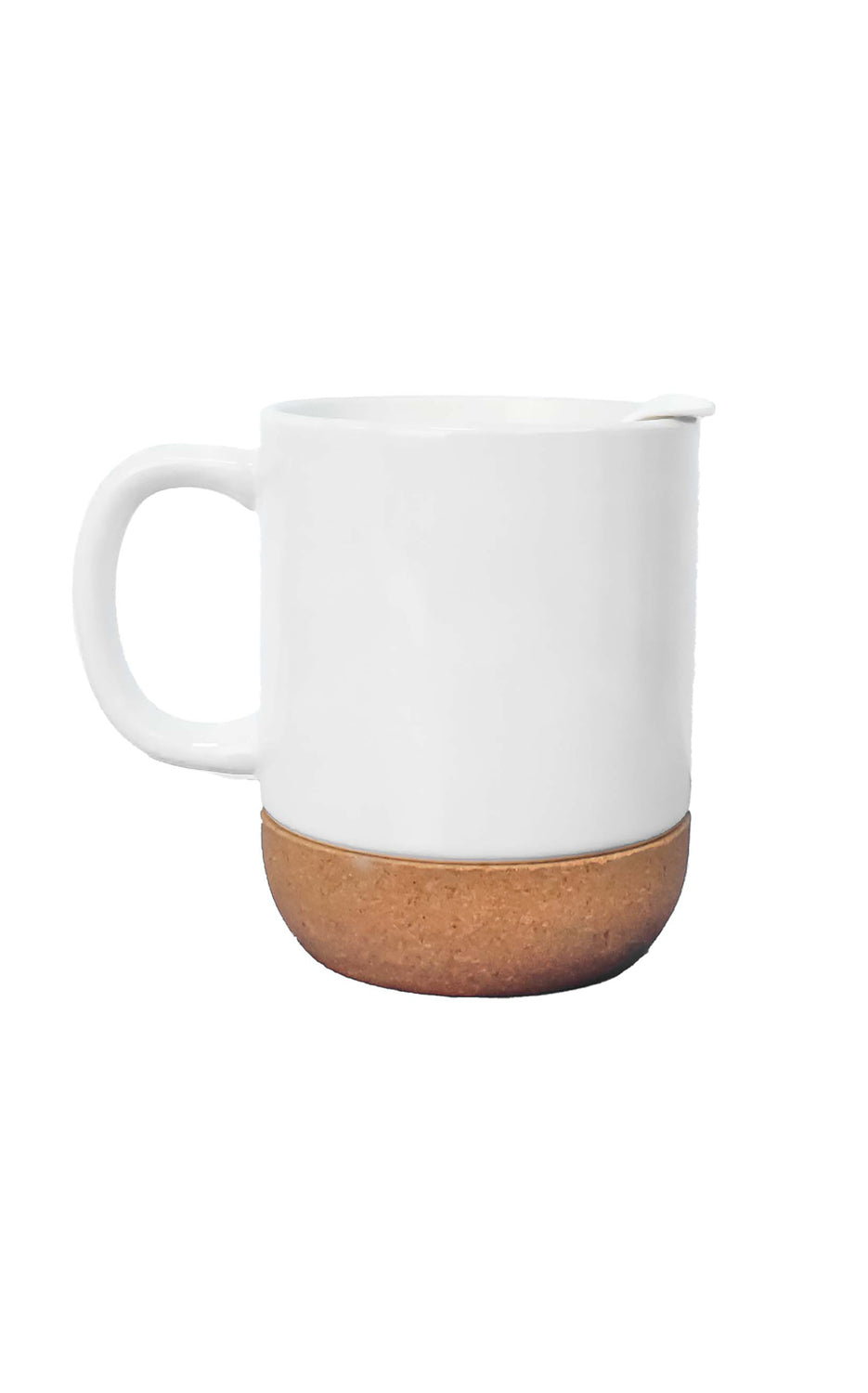 Ceramic Mug with Cork Bottom – custom branded corporate gift, Kaaf Creations UAE