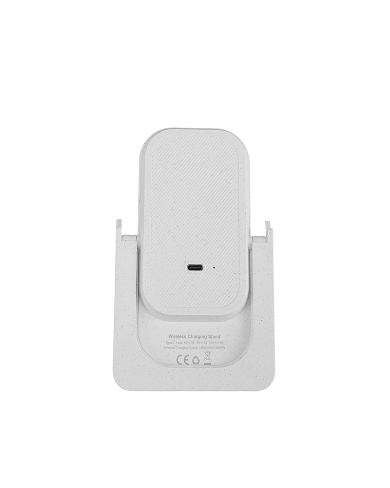 Bamboo Mobile Stand Wireless Charger – custom branded corporate gift, Kaaf Creations UAE