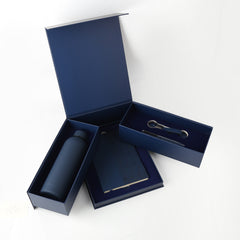 Blue Magnetic Gift Set – custom branded corporate gift, Kaaf Creations UAE