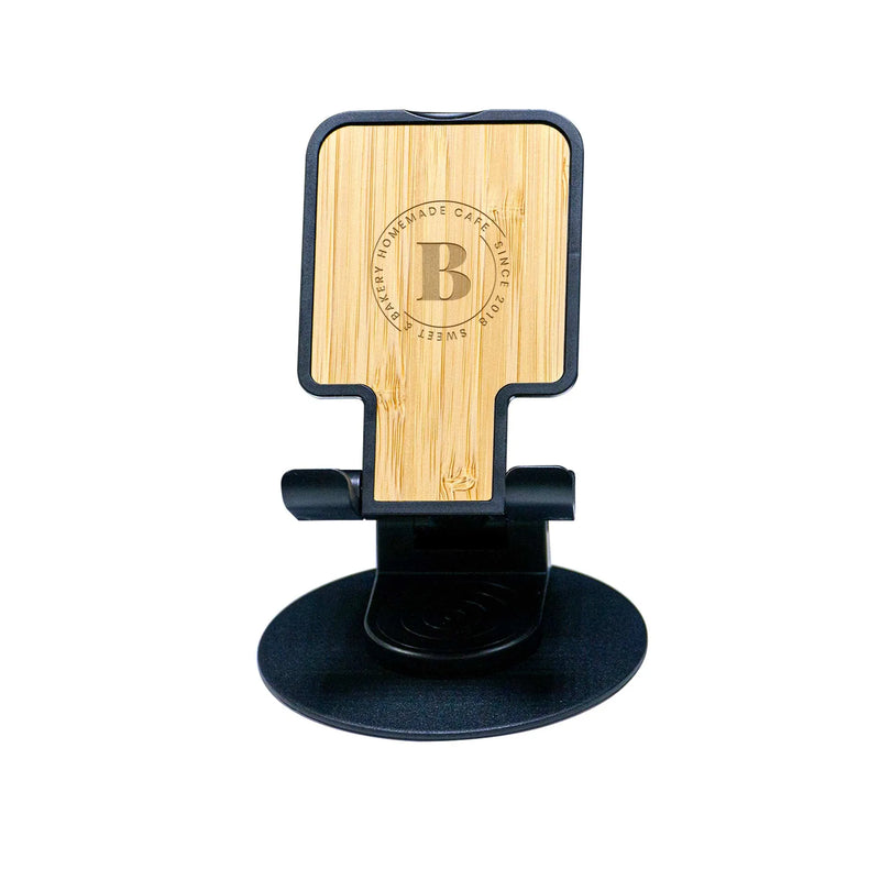 360° Rotating Bamboo Mobile Holder
