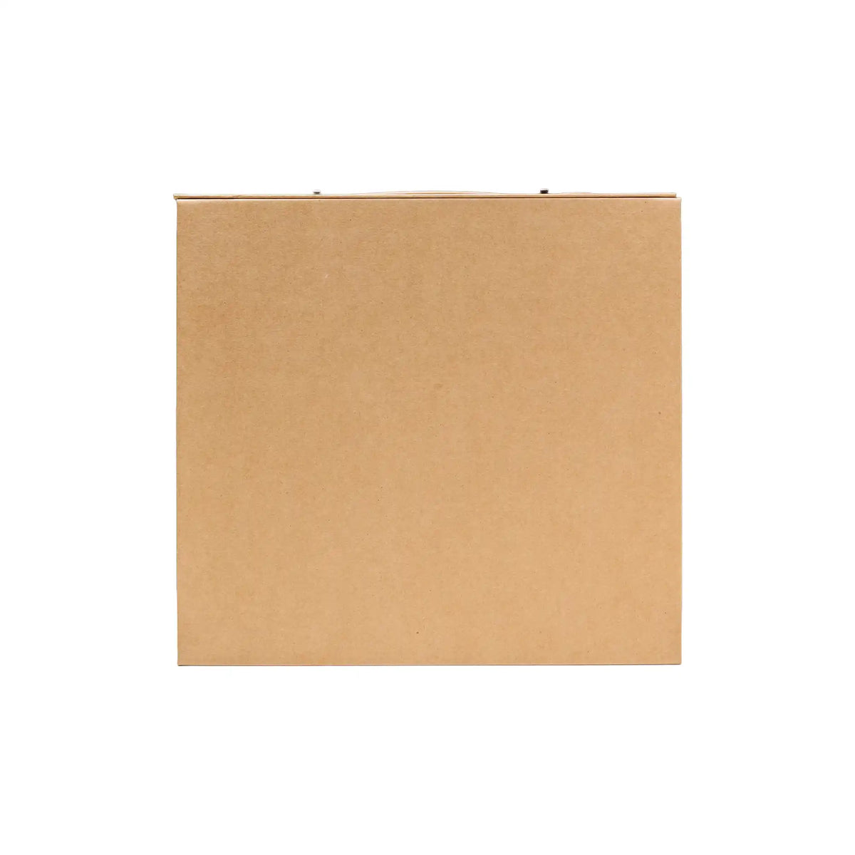 Luxury Gift Box with PU Leather Handle Brown