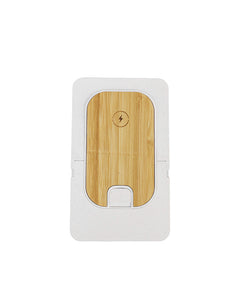 Bamboo Mobile Stand Wireless Charger – custom branded corporate gift, Kaaf Creations UAE