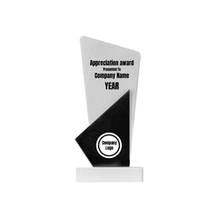 Black and White Stone Trophy