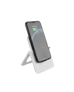 Bamboo Mobile Stand Wireless Charger – custom branded corporate gift, Kaaf Creations UAE