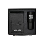 SlatePrime leather notebook 500ml tumbler fabric pen gift set UAE