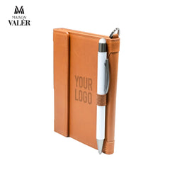 The Explorer premium leather travel wallet passport holder custom logo corporate gift UAE