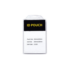 PVC ID pouch 83x130mm