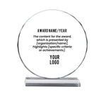 Crystal Award Large
