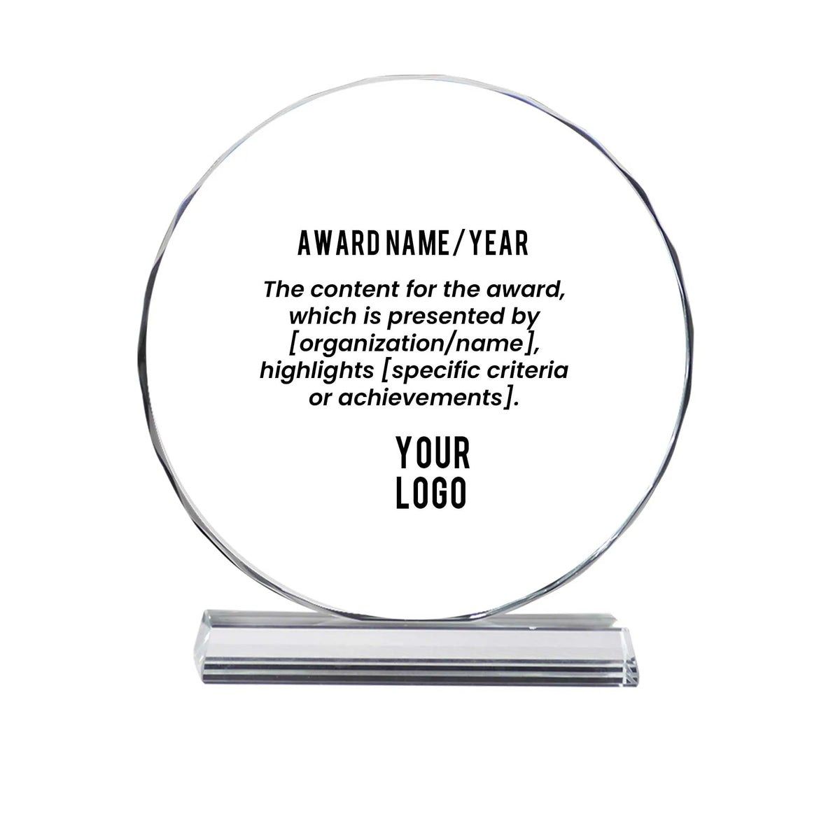 Crystal Award Large