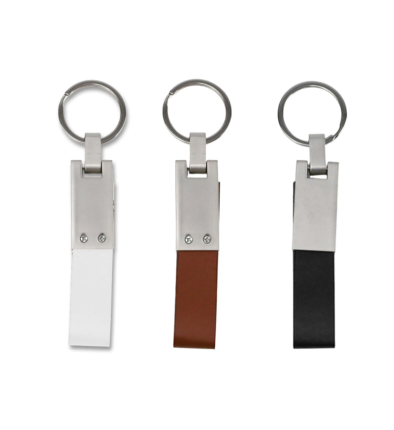 Key Chain Model 8 with Leather Band – custom branded corporate gift, Kaaf Creations UAE