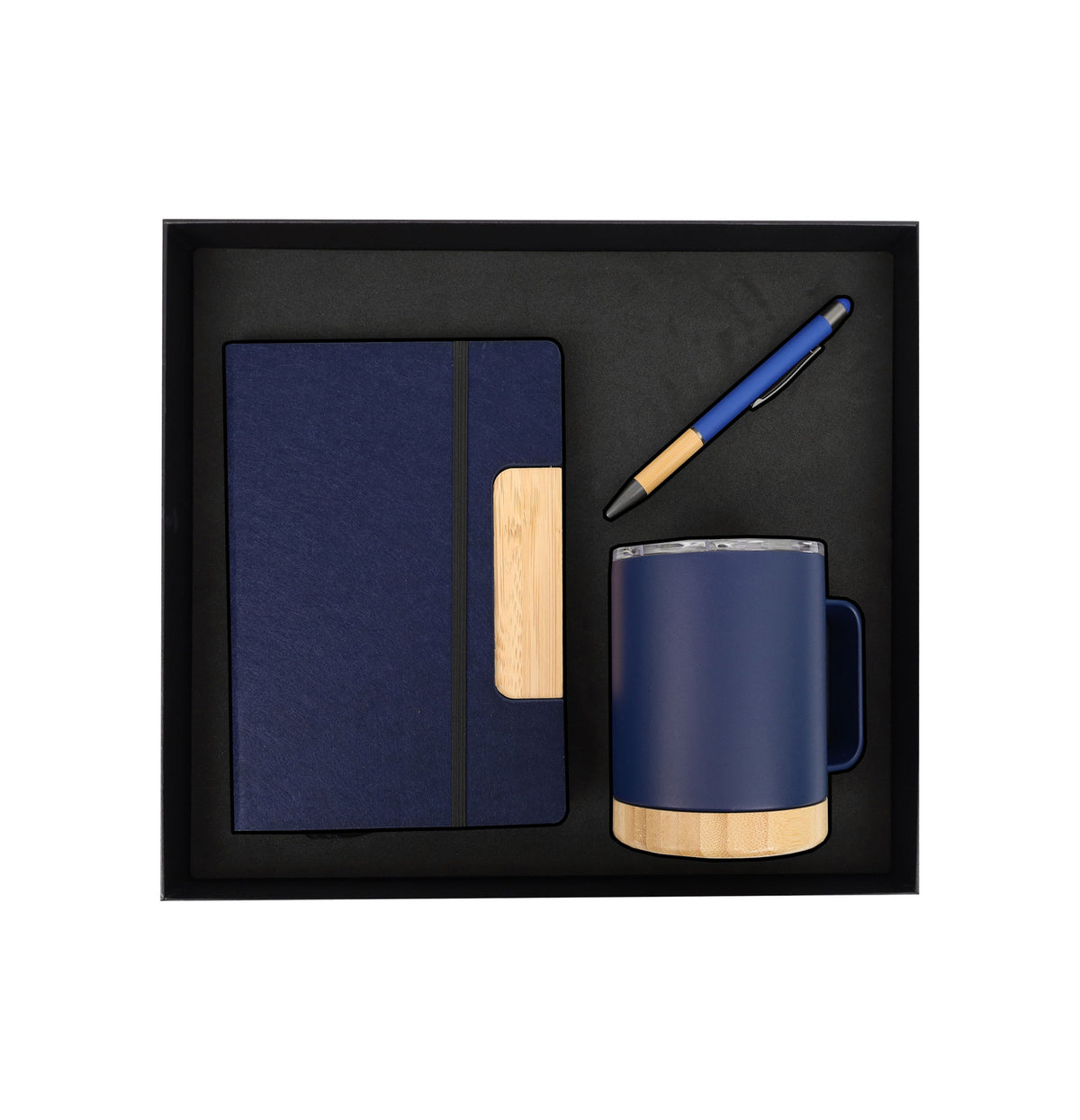 Bamboo Detailing Corporate Gift Box – custom branded corporate gift, Kaaf Creations UAE