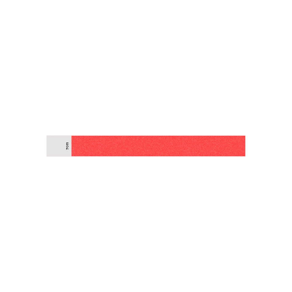 Tyvek Wrist Band Red