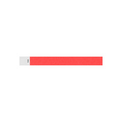 Tyvek Wrist Band Red