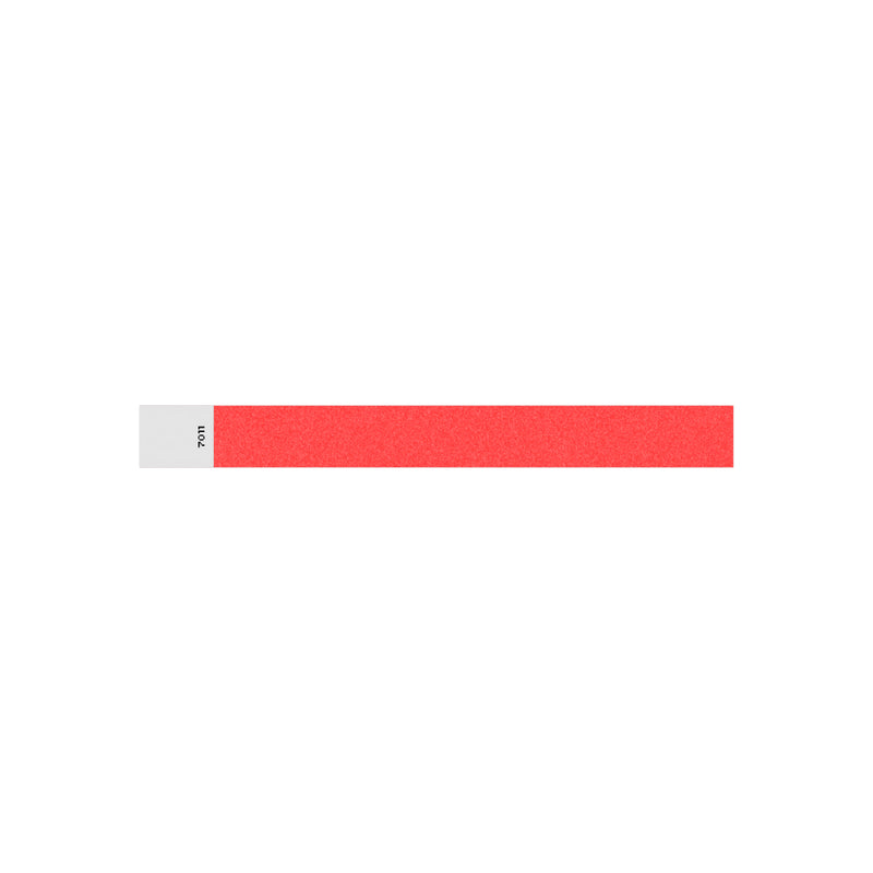 Tyvek Wrist Band Red