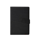Leather Notebook with Pocket Black