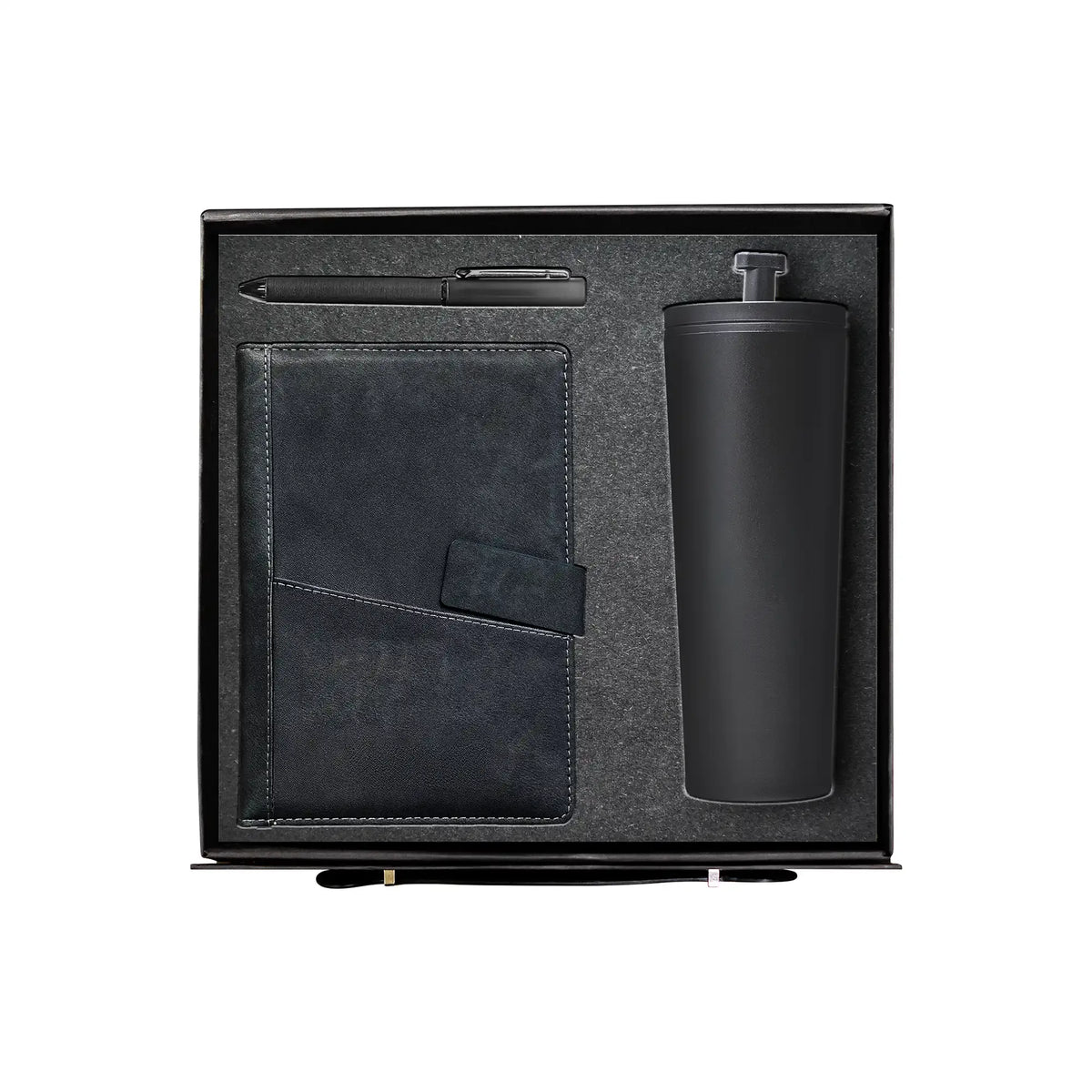 MonoSlate leather notebook 700ml tumbler fabric pen corporate gift set UAE
