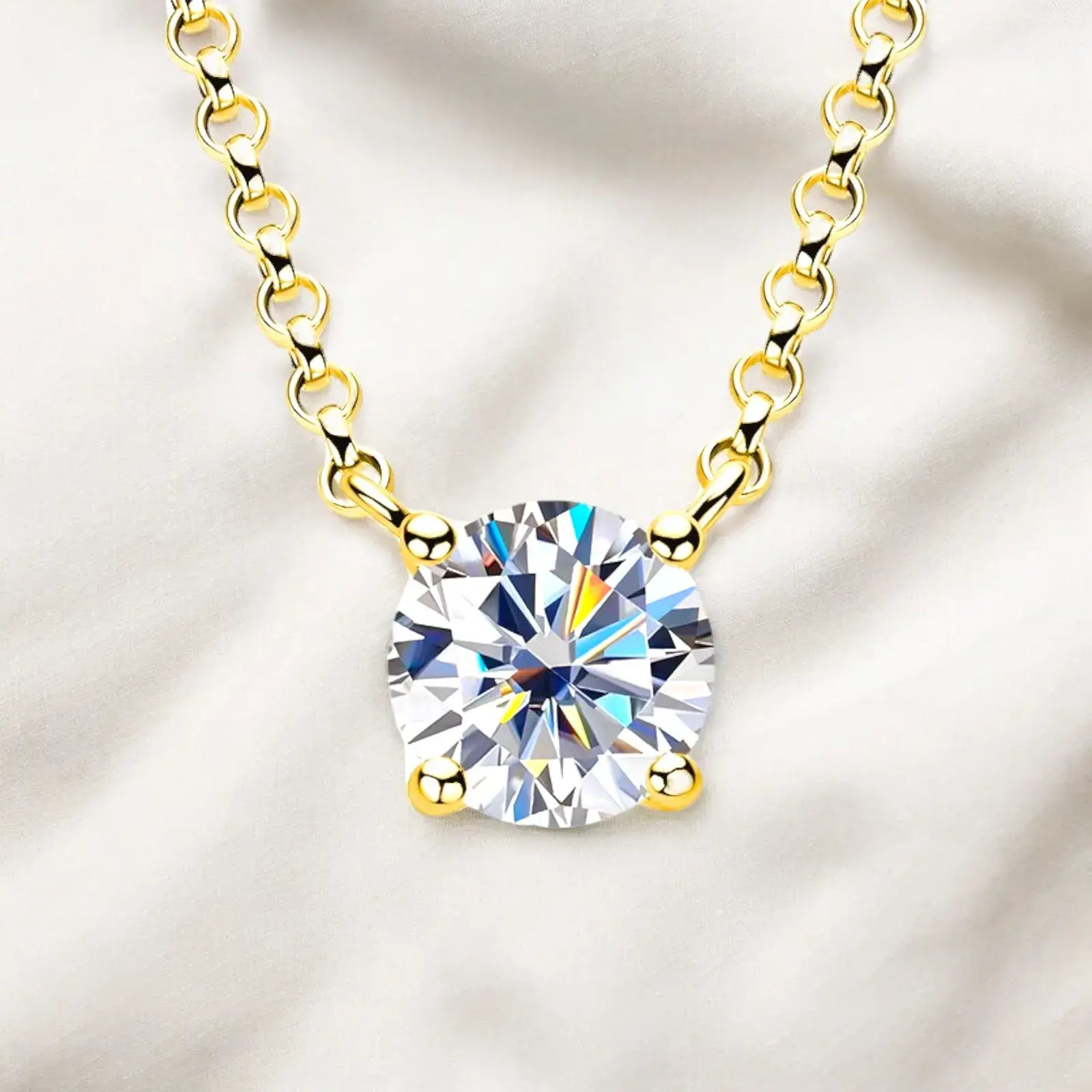 18K gold plated Stainless steel necklace for women and girls, Intensity, Kaaf