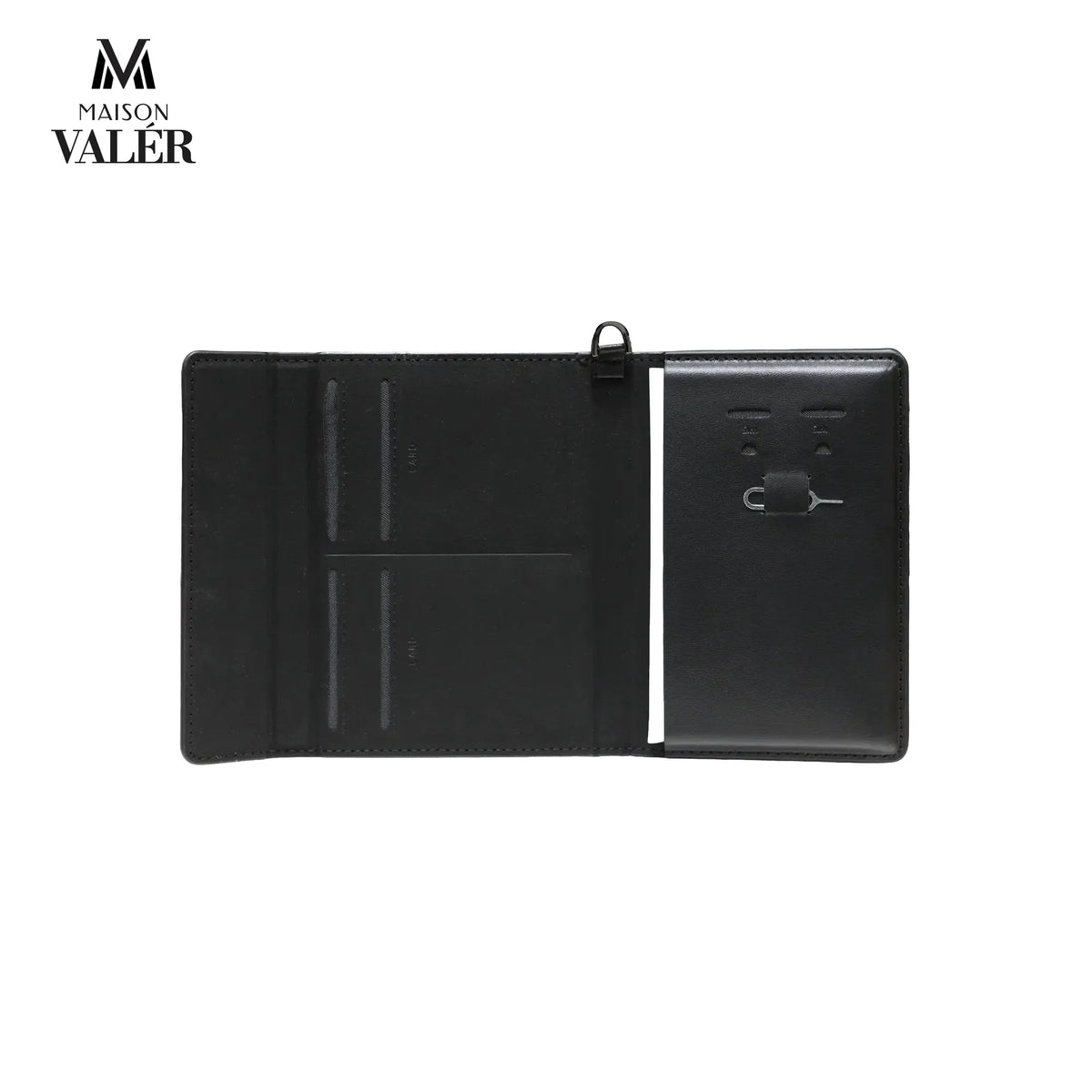 Leather passport holder travel wallet pen slot card slots custom branding Dubai GCC
