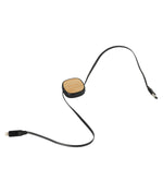 4 in 1 Fast Charging Cable with Bamboo – custom branded corporate gift, Kaaf Creations UAE