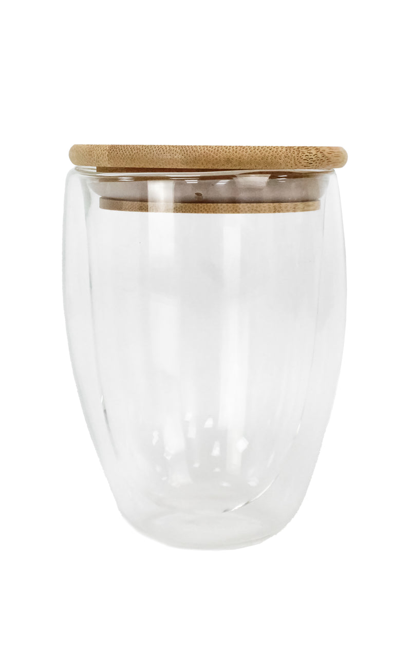 Double Wall Glass Tumbler – custom branded corporate gift, Kaaf Creations UAE