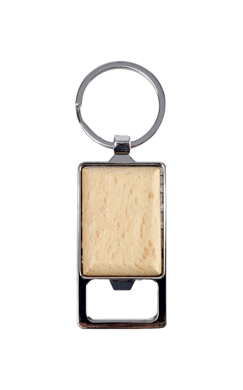 Key Chain Bamboo with Bottle Opener Model 12 – custom branded corporate gift, Kaaf Creations UAE