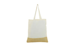 Jute Base Cotton Bag – custom branded corporate gift, Kaaf Creations UAE